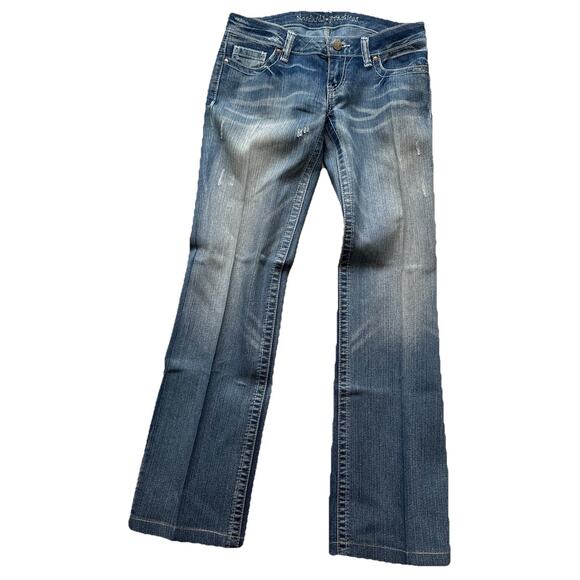 Standards & Practices Jeans Womens W5 L 35 Blue Denim Flare Vintage - Picture 1 of 5
